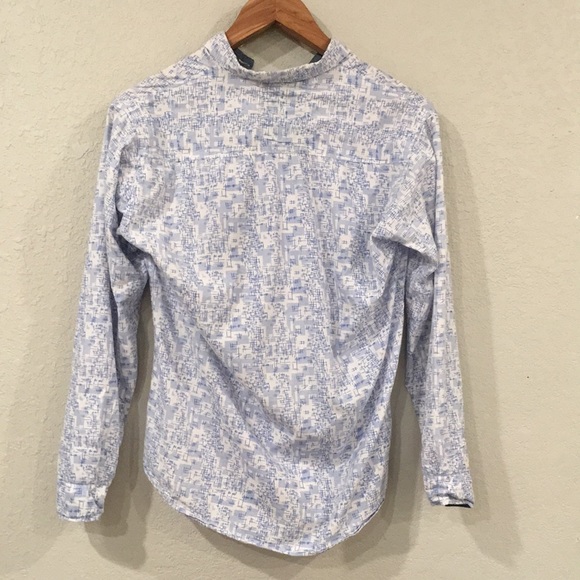 Polo by SH Fashion Boys Sz 10/12 Geometric Button Up Shirt Preppy - Picture 4 of 10